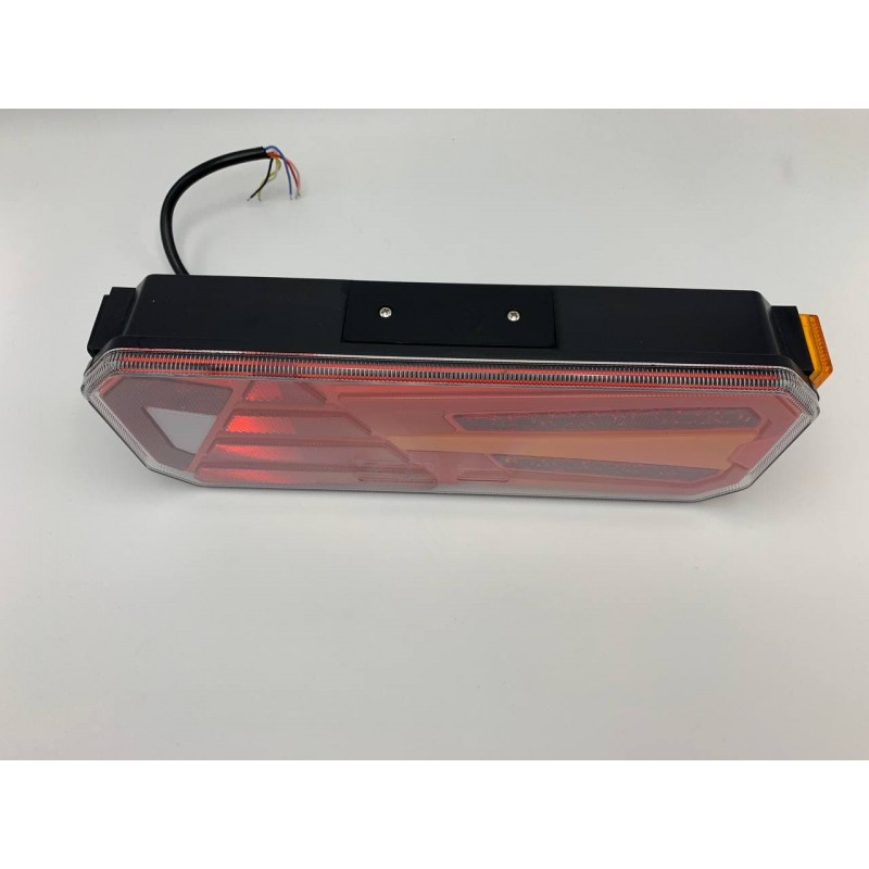 Универсальный задний фонарь с динамическим индикатором поворота и габаритным огнём LED+НЕОН 10-30V R