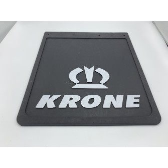 Брызговик на заднее односкатное колесо универсальный "KRONE" Тиснёный чёрный 1 сорт (400X450)