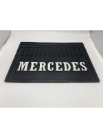 Брызговик с надписью "MERCEDES" Тиснёный чёрный (350Х500)