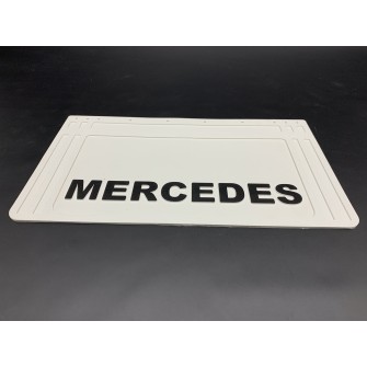 Брызговик с надписью "MERCEDES" Тиснёный белый (360Х640)