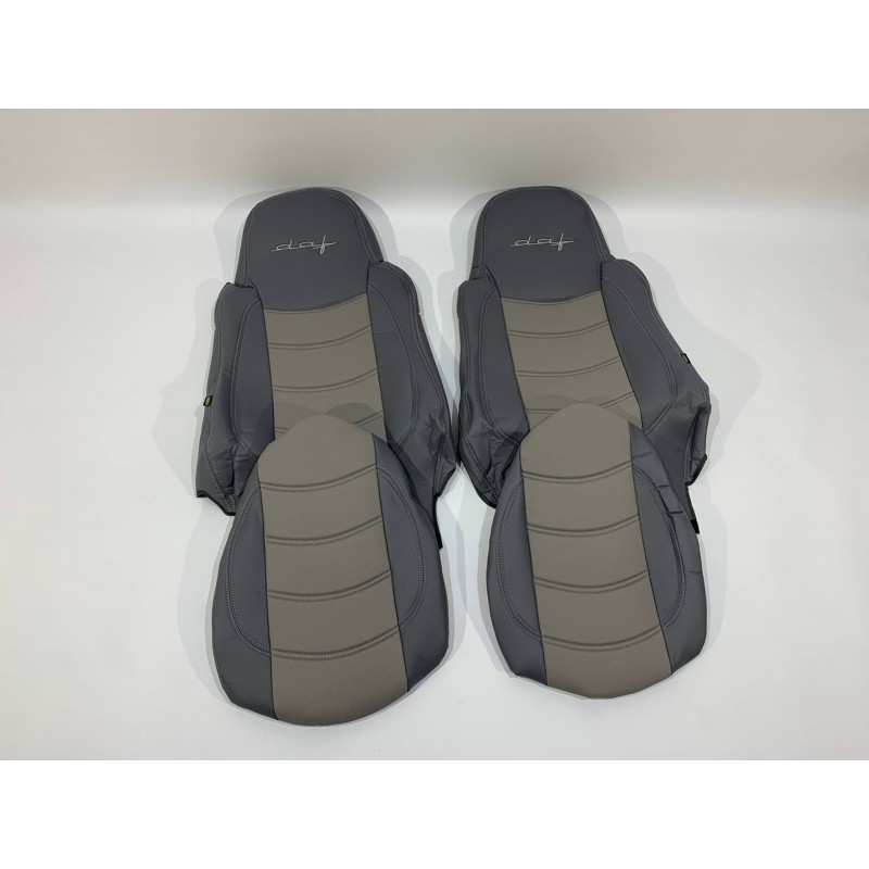 Набор чехлов для сидений DAF XF95 - XF105 серого цвета