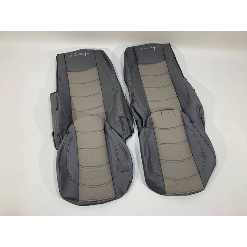 Набор чехлов для сидений DAF XF E6 серого цвета