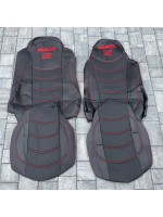 Набор чехлов для сидений MAN TGX E5 черного цвета