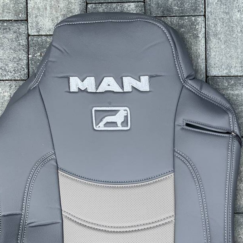 Набор чехлов для сидений MAN TGX E5 серого цвета