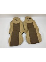 Набор чехлов для сидений MAN TGA 460-480 XXL из эко кожи бежевого цвета