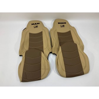 Набор чехлов для сидений MAN TGA 460-480 XXL бежевого цвета