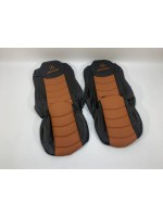 Набор чехлов для сидений MERCEDES ACTROS E6 чёрно-коричневого цвета