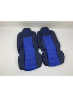 Набор чехлов для сидений RENAULT RANGE T460 EURO 6 из эко кожи синего цвета