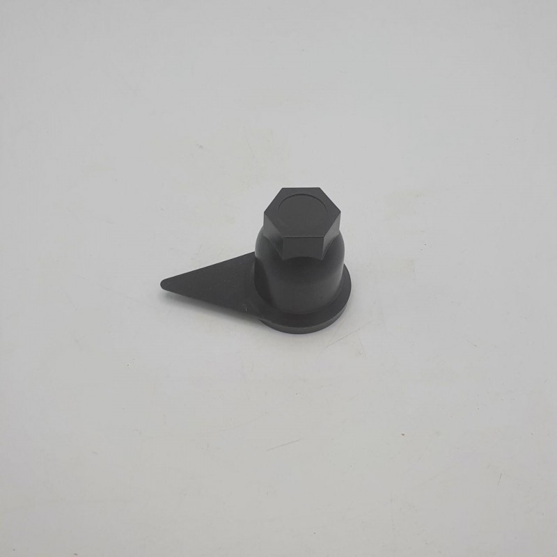 Колпачок на колесную гайку 33 "Стрелка" пластиковый черного цвета