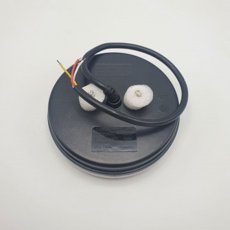 Универсальный задний фонарь диодный с динамическим индикатором поворота круглый LED + НЕОН 10-30V R