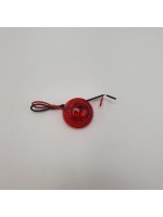 Фонарь габаритный круглый универсальный светодиодный красный 12-24V