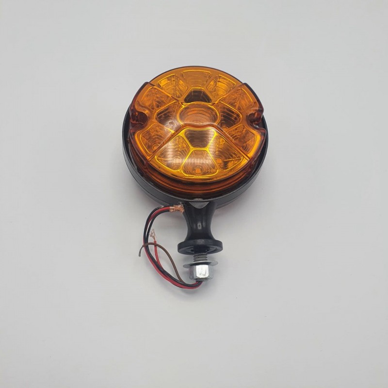 Габаритный фонарь светодиодный на зеркало двухцветный 24V