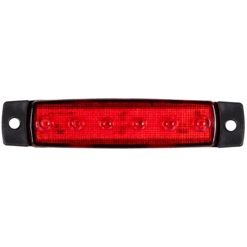 Габаритный фонарь светодиодный Красный 24v 6LED
