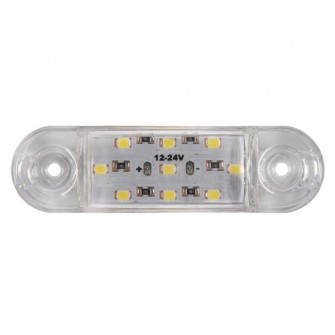 Габаритный фонарь 12-24v 9 LED Белый 8 см FR0174