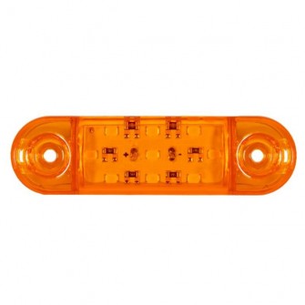 Габаритный фонарь 12-24v 9 LED Желтый 8 см FR0174