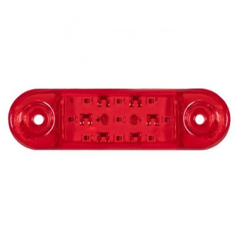 Габаритный фонарь 12-24v 9 LED Красный 8 см FR0174