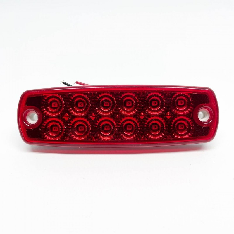 Габаритный фонарь красный 24V LED