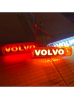 Габаритный фонарь светодиодный желтый 24В с надписью VOLVO