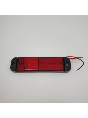 Габаритный фонарь светодиодный красный LED 24V