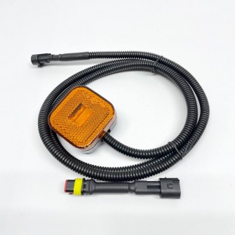 Фонарь габаритный желтый MAN TGA, TGL, TGM, F2000 с кабелем 1,5м и фишкой