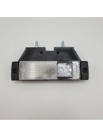 Габаритный фонарь с кронштейном Белый 24V LED