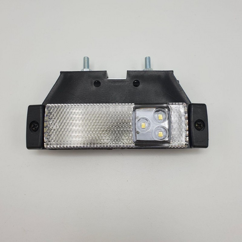 Габаритный фонарь с кронштейном Белый 24V LED