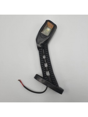 Габаритный фонарь заноса прицепа тюнинговый трёхцветный диодный LED 24V