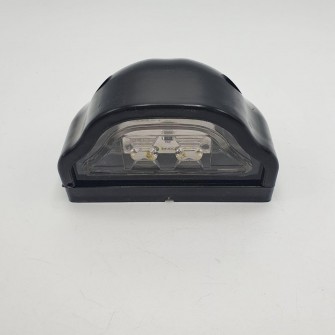 Фонарь подсветки номера в чёрном полупрозрачном корпусе 24V