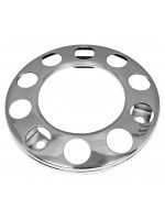 Защитное декоративное кольцо с открытым центром на диск колеса 22,5" из нержавеющей стали