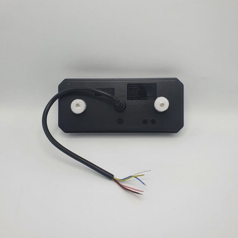 Универсальный задний фонарь с динамическим индикатором поворота LED+НЕОН 10-30V