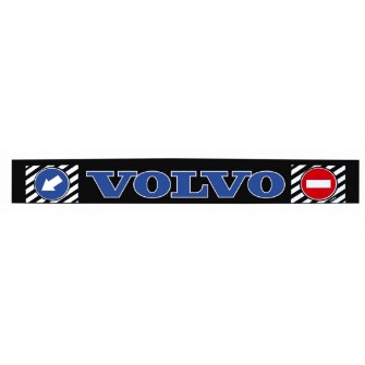 Брызговик на задний бампер с надписью "VOLVO" Синего цвета (350X2400)