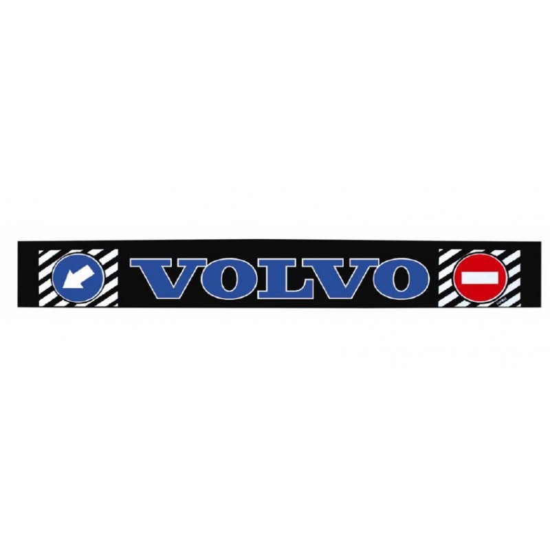 Брызговик на задний бампер с надписью "VOLVO" Синего цвета (350X2400)
