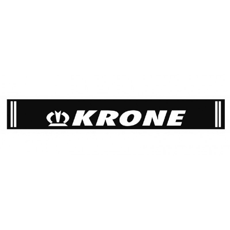 Брызговик резиновый на задний бампер с надписью "KRONE" 2400х350мм