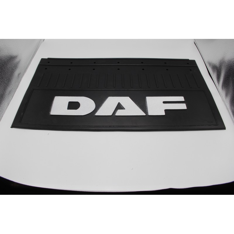 Брызговик с надписью "DAF" Тиснёный чёрный (350Х650)