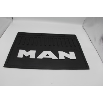 Брызговик с надписью "MAN" Тиснёный чёрный (350Х650)