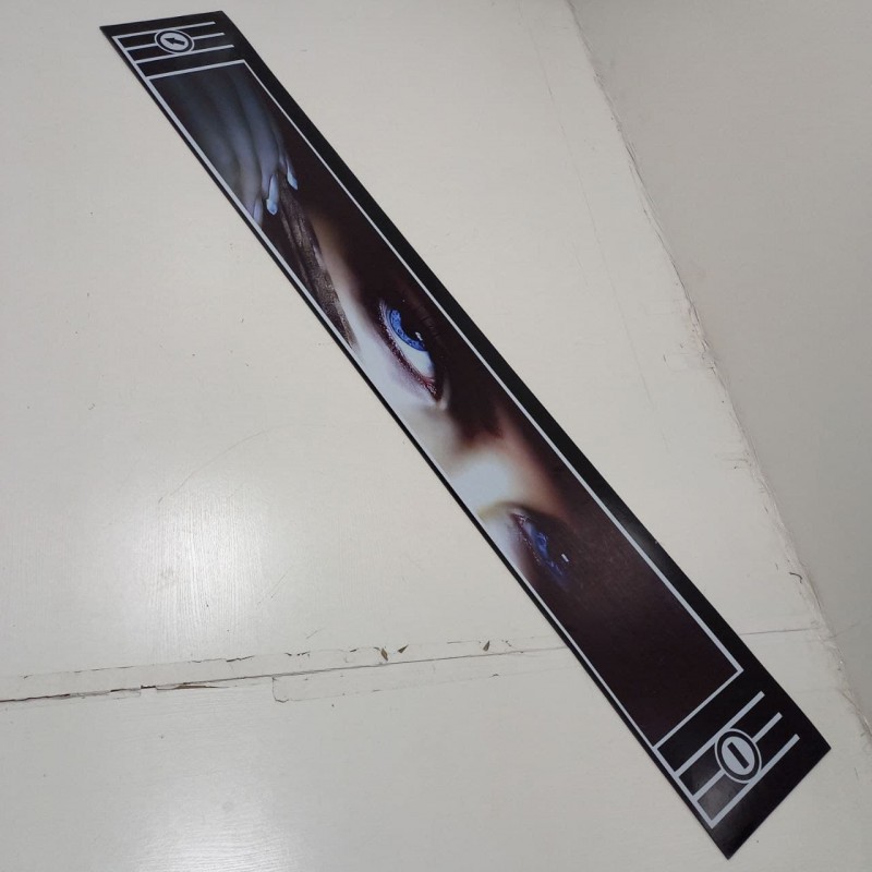 Брызговик резиновый на задний бампер с рисунком "СИНИЕ ГЛАЗА" 2400х350мм