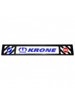Брызговик резиновый на задний бампер тисненый KRONE 1 сорт 2400х350мм красный и синий шрифт