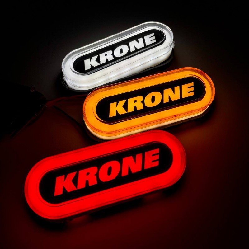 Габаритный фонарь красный KRONE Неон 24v LED
