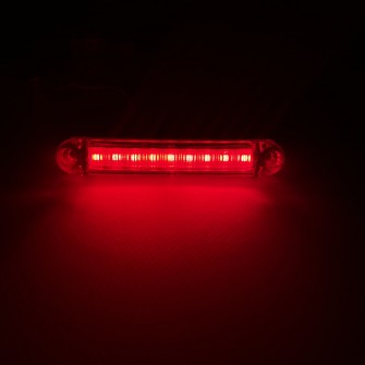 Габаритный фонарь Красный 12-24v 9LED BAD