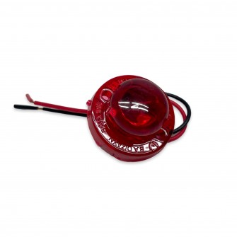 Фонарь габаритный круглый Красный 12-24v LED BAD 3см