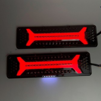 Задній ліхтар 24v LED 460 x 130 мм FERZE v4