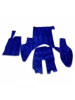Ворсовые коврики RENAULT PREMIUM 430-440 (2005-2013г) Синие