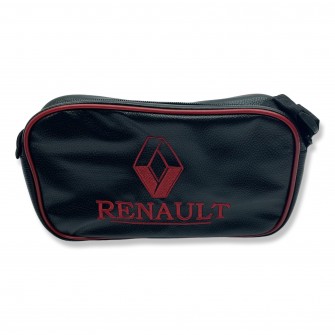 Сумка с логотипом "RENAULT" Красная из экокожи