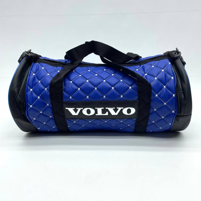 Сумка с логотипом "VOLVO" Синяя из экокожи 500х230