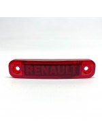Габаритный фонарь светодиодный красный 24В с надписью RENAULT