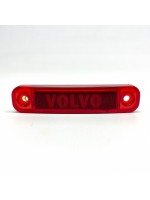 Габаритный фонарь светодиодный красный 24В с надписью Volvo