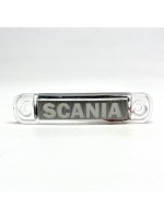 Габаритний ліхтар світлодіодний білий 24В з написом Scania