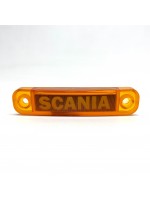 Габаритний ліхтар світлодіодний жовтий 24В з написом Scania