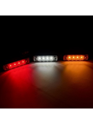 Габаритный фонарь 12-24v LED 4 Белый HORPOL