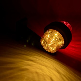 Габарит "Old school” Желто-красный LED 12-24v Правый HORPOL
